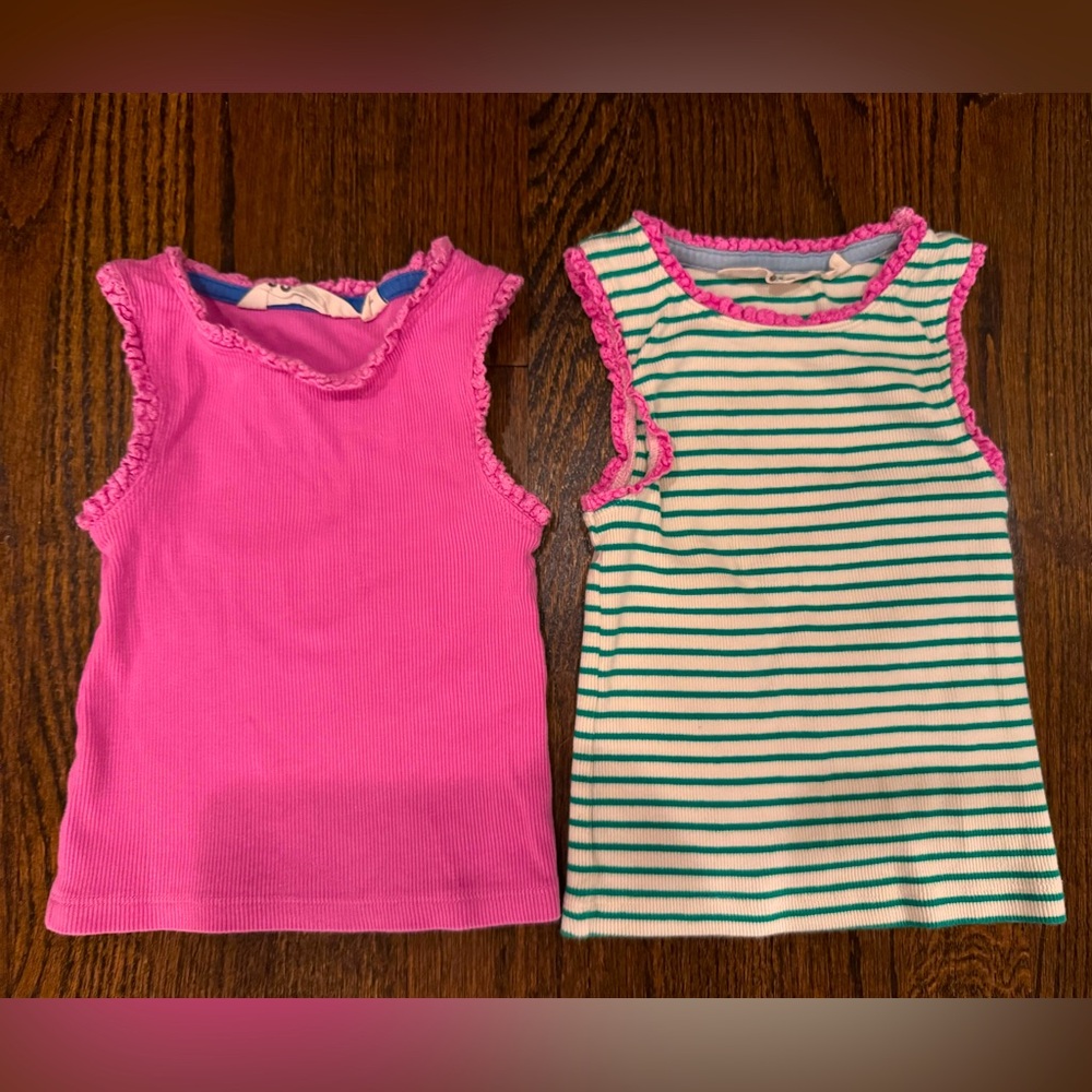 VGUC Boden Toddler Tank Tops! Set of 2.